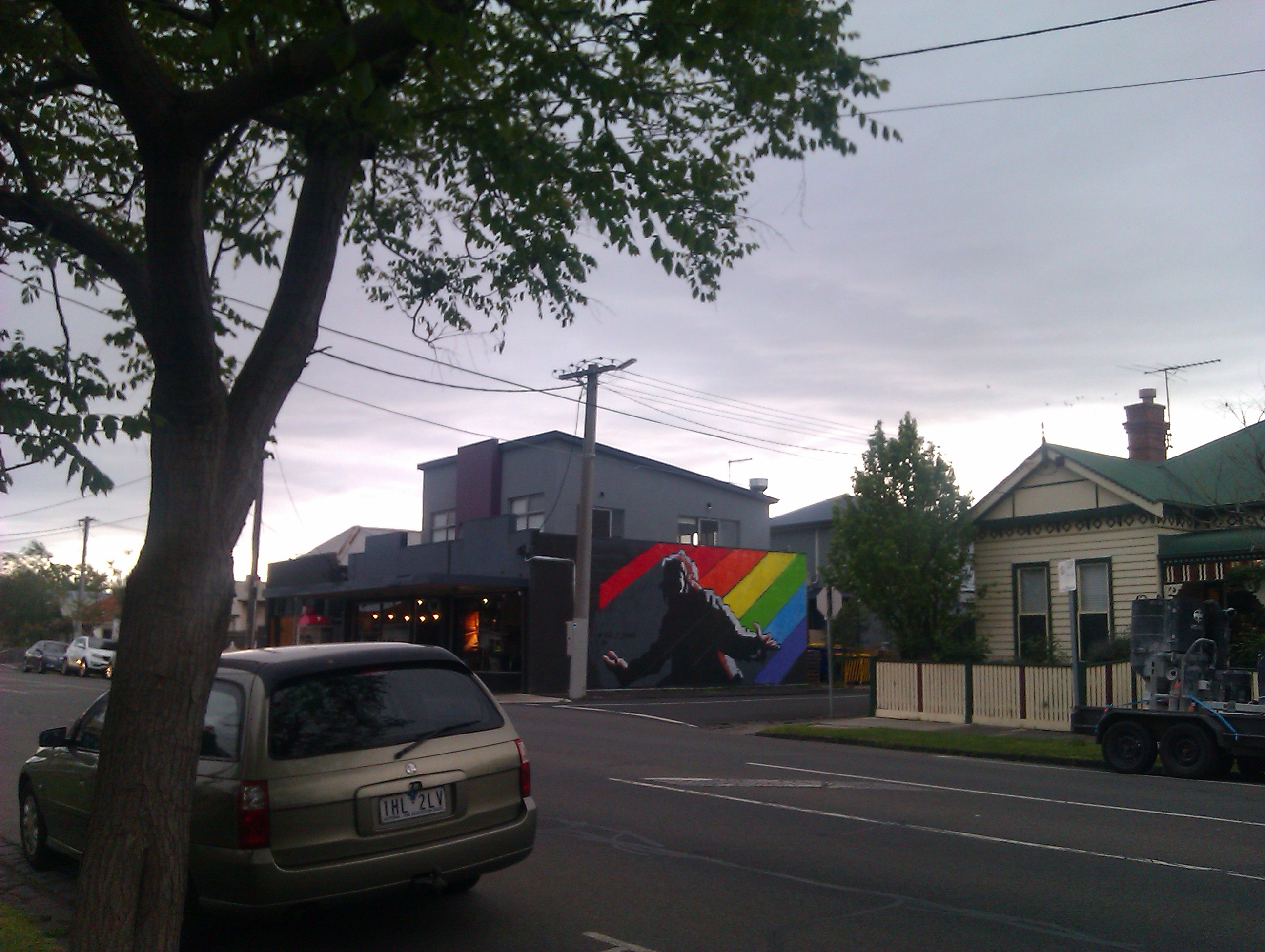 west 48 cafe footscray van graffiti LGBTIQA+ gay marriage plebiscite in Australia christians for marriage equality ally