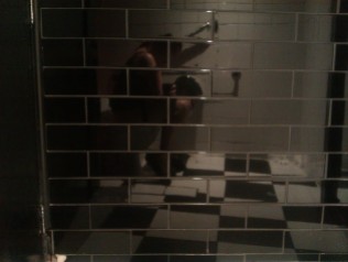 bathroom tiles praying darkness