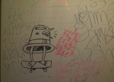bathroom wall graffiti fitzroy